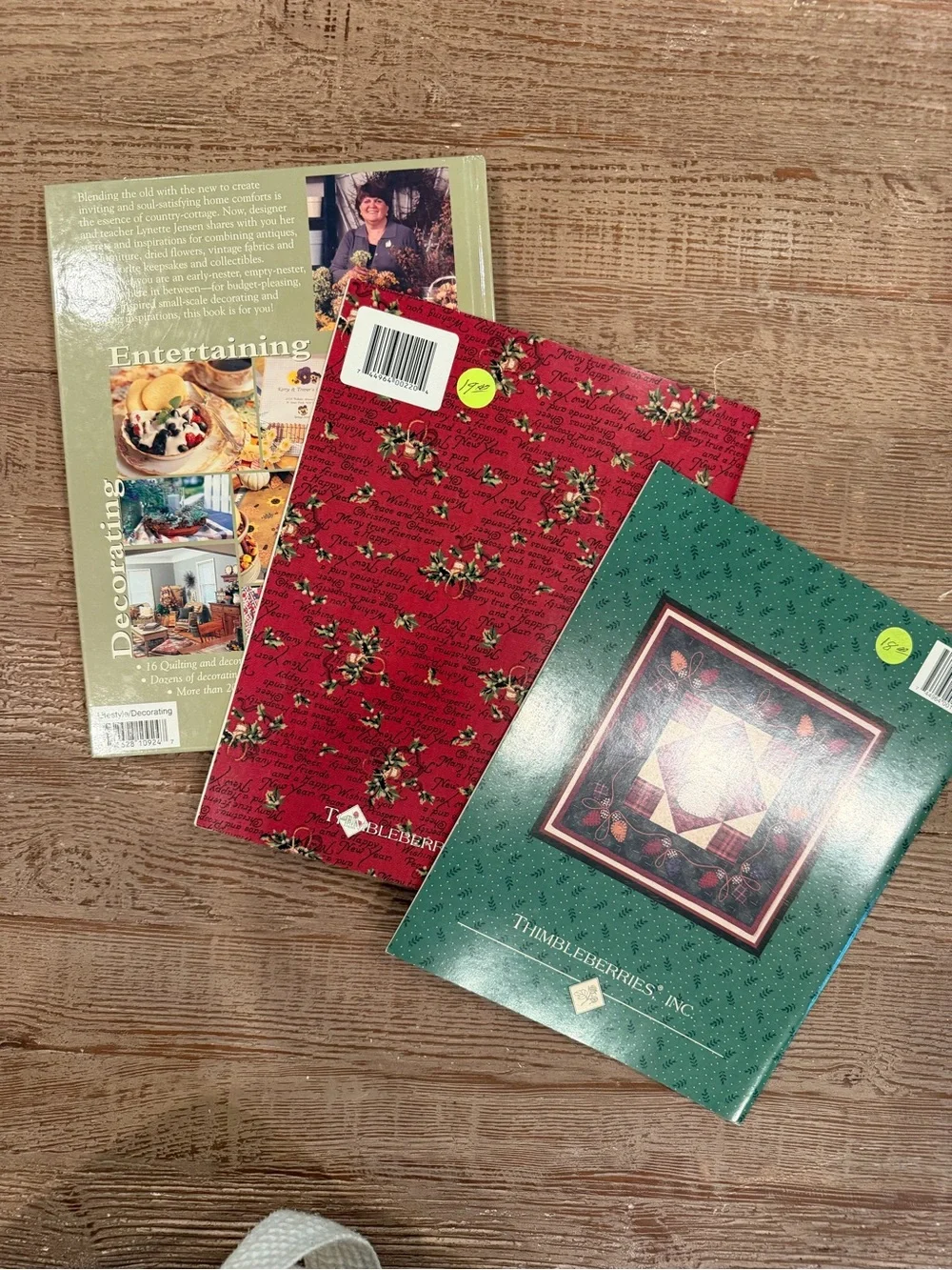 Quilt books (3) Lynette Jensen and Thimbleberries